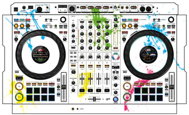 Pioneer DJ DDJ FLX10 Skin Holi in Colors